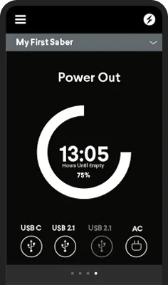 Romeo Power app screen