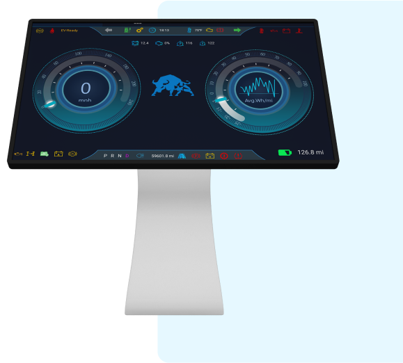 Battle Motors fleet console and trip-management view