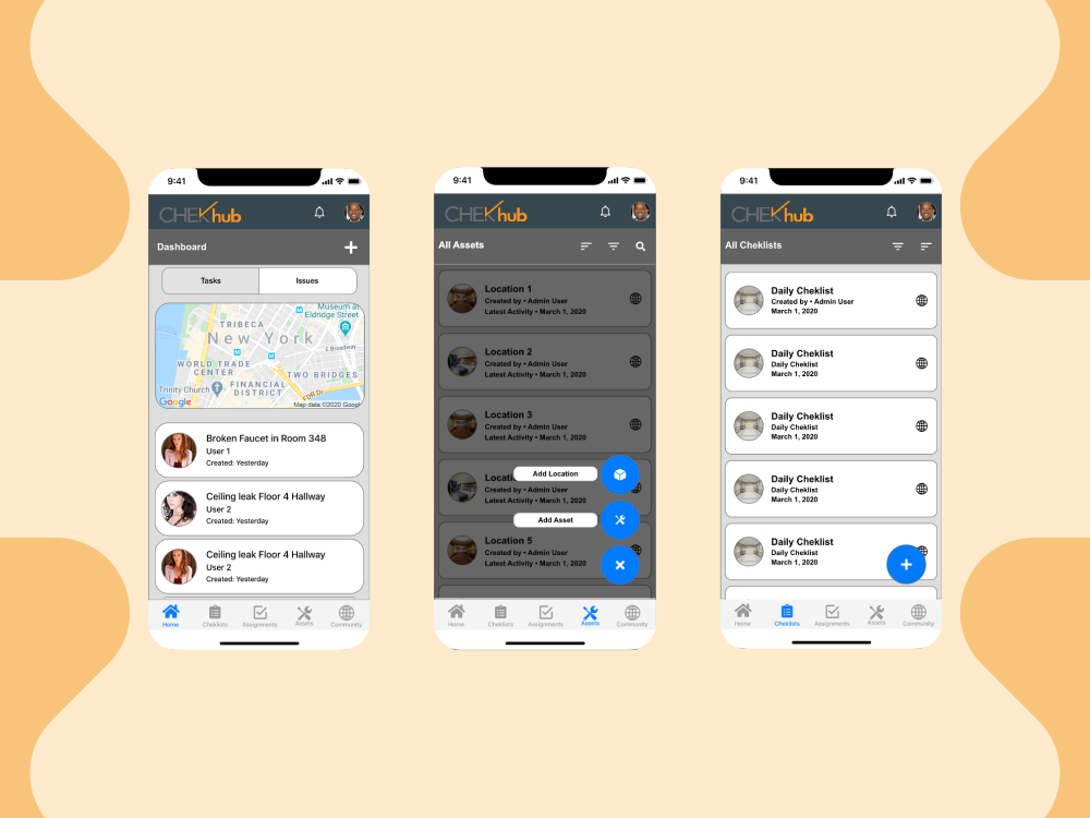 Chekhub work-enablement platform