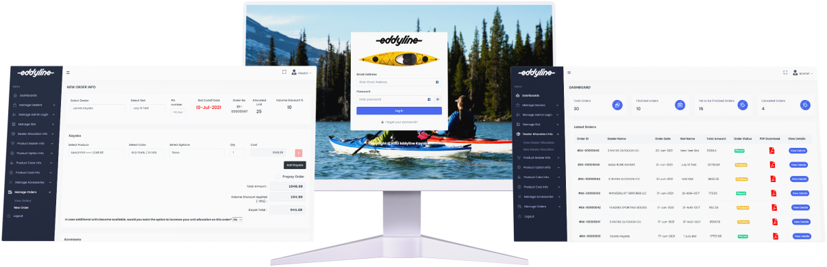 Eddyline Kayaks project visual